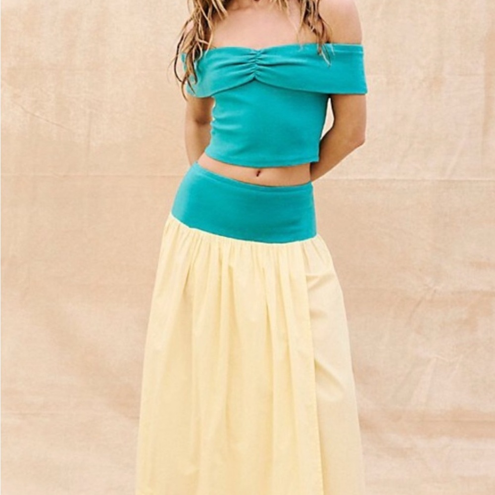 Free People Cooler in Capri Set in Niagara River Combo